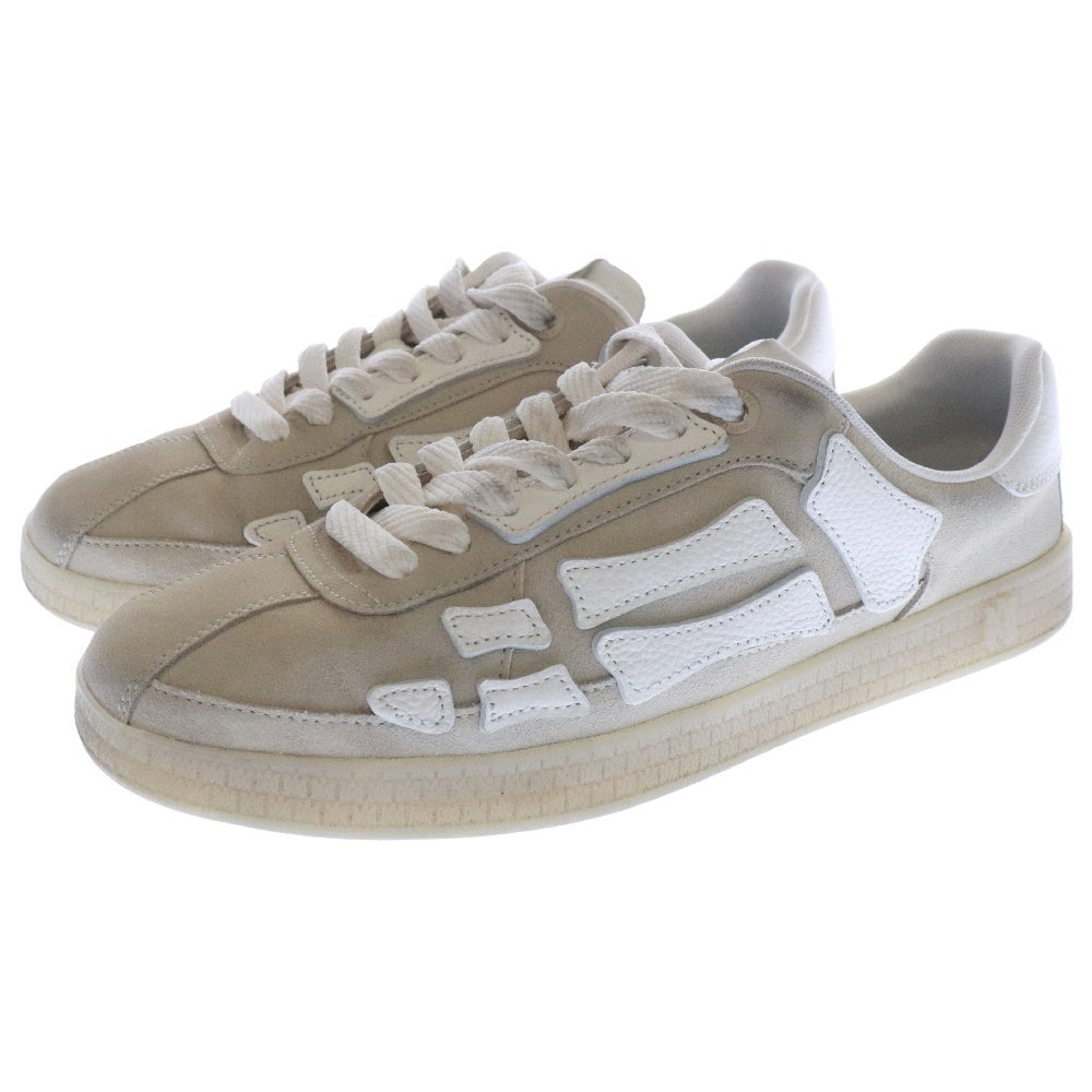 AMIRI(アミリ) Pacific Bones スエード パシフィックボーン ローカットスニーカー ベージュ US10/28.0cm