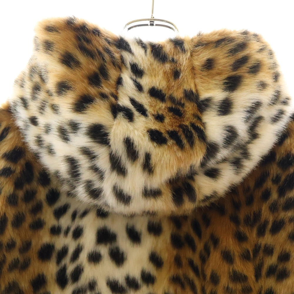 GIVENCHY(ジバンシィ) 23AW CROPPED FAKE FUR LEOPARD PRINT BOMBER JACKET BM013M3111 クロップドフェイクファーレオパード柄ボンバージャケット マルチ