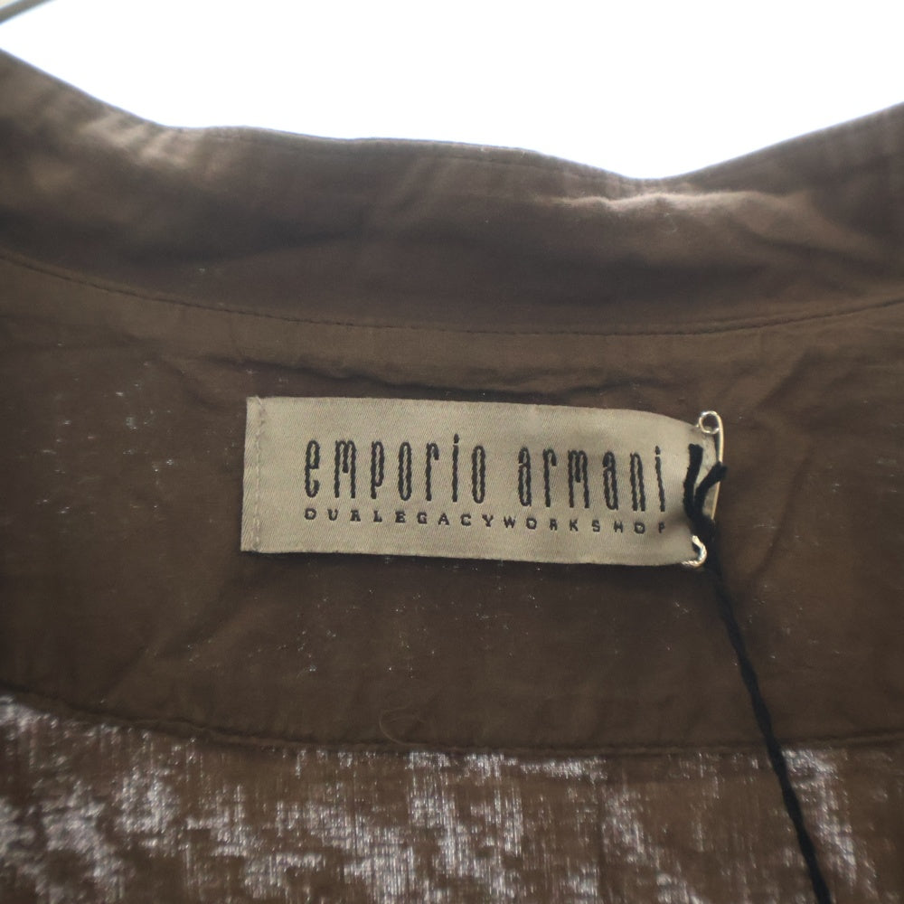 EMPORIO ARMANI(エンポリオアルマーニ) 25SS ×OUR LEGACY Toga Coat WS2251TRT アワレガシー ロングジャケット コート ブラウン