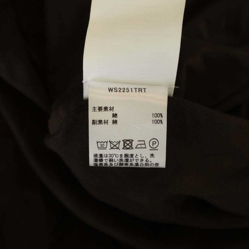 EMPORIO ARMANI(エンポリオアルマーニ) 25SS ×OUR LEGACY Toga Coat WS2251TRT アワレガシー ロングジャケット コート ブラウン
