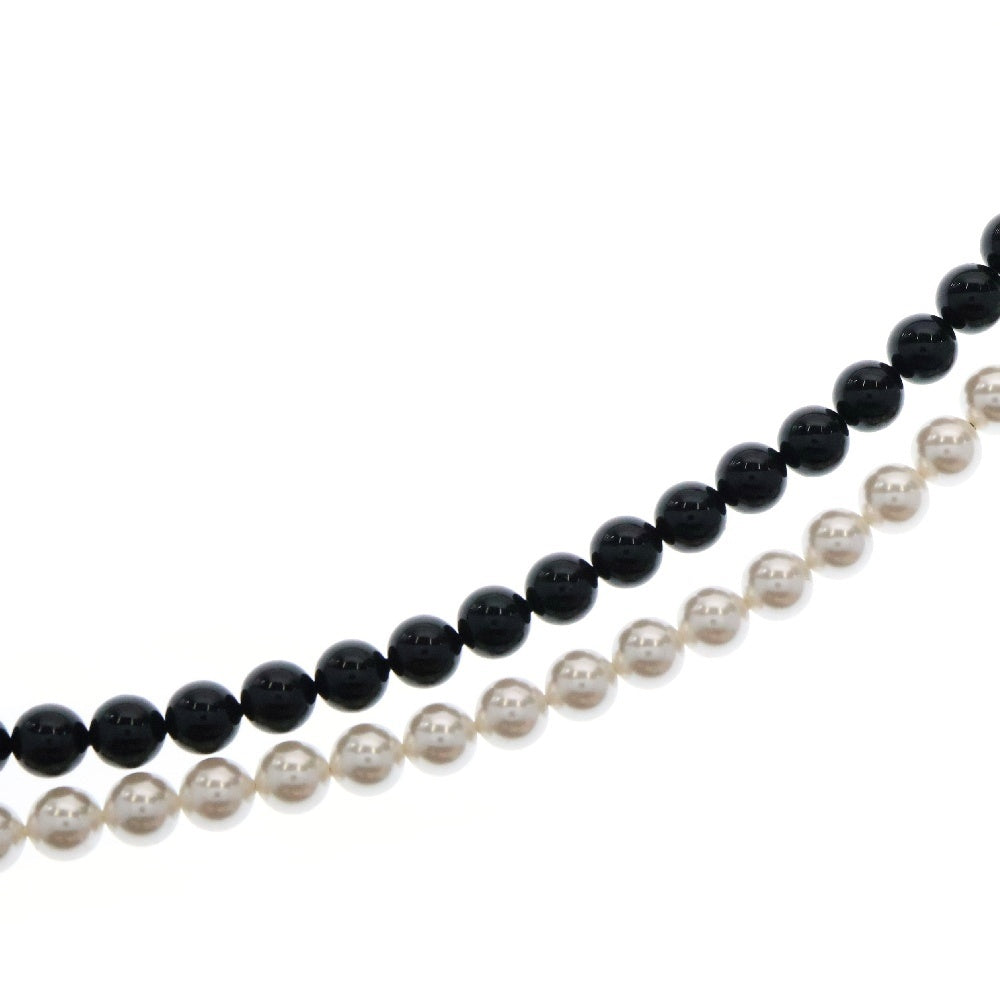 CHANEL(シャネル) A23C パール ココマーク ネックレス ホワイト/ブラック レディース