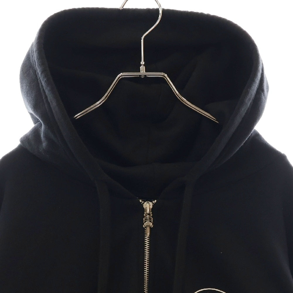 CHROME HEARTS(クロムハーツ) SWTSHRT HD ZIP LTD ジップパーカー ロサンゼルス限定バックホースシュージップアップパーカー ブラック
