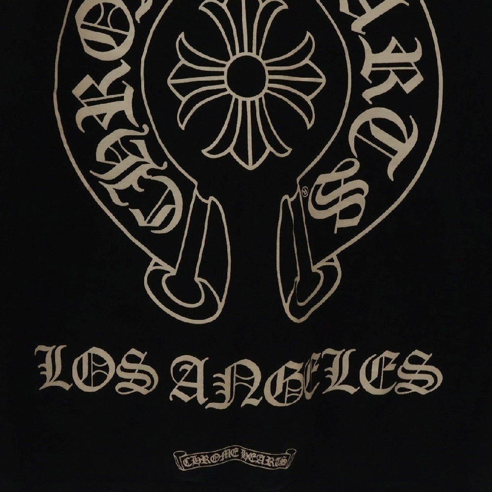 CHROME HEARTS(クロムハーツ) SWTSHRT HD ZIP LTD ジップパーカー ロサンゼルス限定バックホースシュージップアップパーカー ブラック