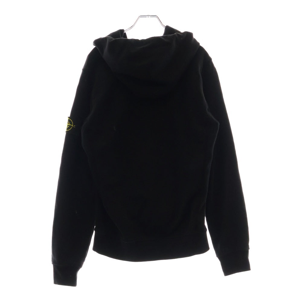 STONE ISLAND(ストーンアイランド) ロゴパッチ プルオーバーフーディ パーカー 701562851 ブラック