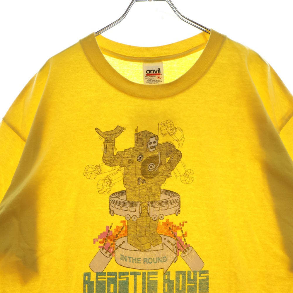 VINTAGE(ヴィンテージ) 90s VINTAGE BEASTIE BOYS ヴィンテージ ビースティーボーイズ ロボットプリント クルーネック半袖Tシャツ イエロー