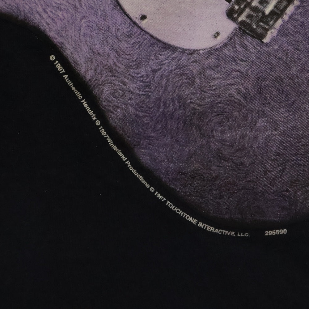 VINTAGE(ヴィンテージ) 90s JIMI HENDRIX By Touchtone Interactive ジミヘンドリックス 半袖Tシャツ カットソー ブラック
