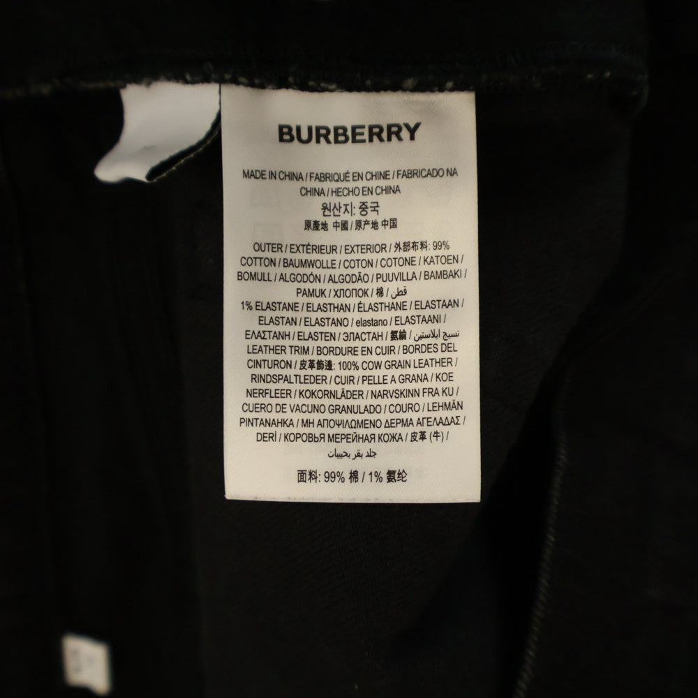 BURBERRY(バーバリー) 5POCKET SLIM-FIT JEANS 5ポケットスリムフィットパンツ 8022608 ブラック