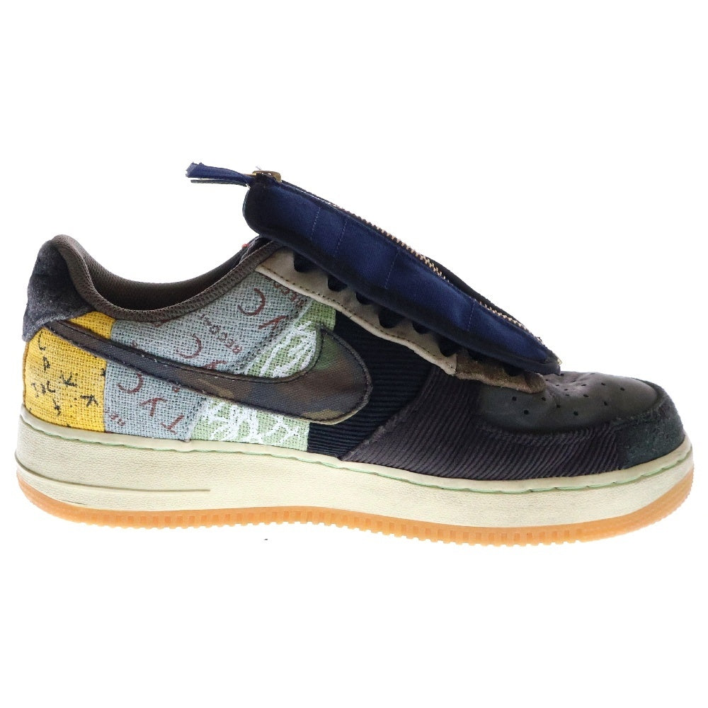 NIKE(ナイキ) ×TRAVIS SCOTT AIR FORCE 1 LOW CACTUS JACK CN2405‐900 ×トラヴィススコット エアフォース1 カクタスジャック ローカットスニーカー マルチ US9/27cm