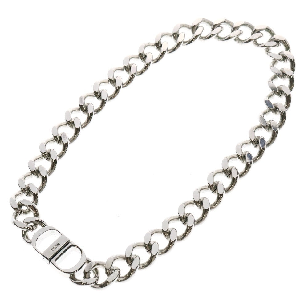 DIOR(ディオール) CD ICON ブランドロゴ アイコンチェーンネックレス シルバー