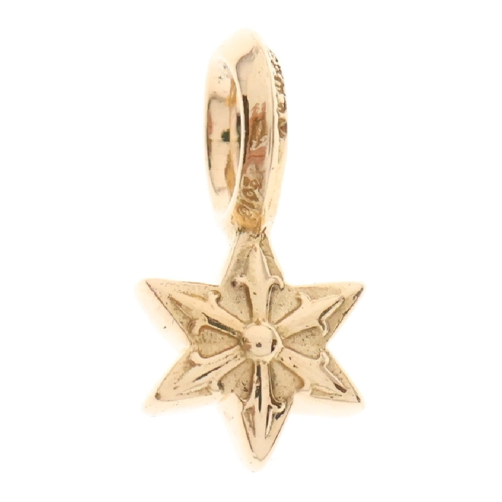 CHROME HEARTS(クロムハーツ) 22K STACK STAR V2 スタースタックチャーム ペンダントトップ ゴールド BCA405
