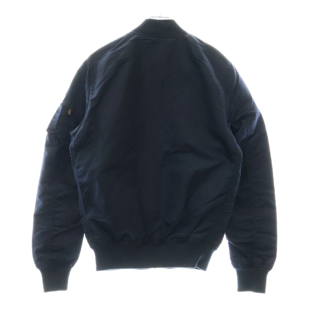 ALPHA INDUSTRIES(アルファ インダストリーズ) MA-1 フライト ボンバー ジップアップジャケット ブルー 156101