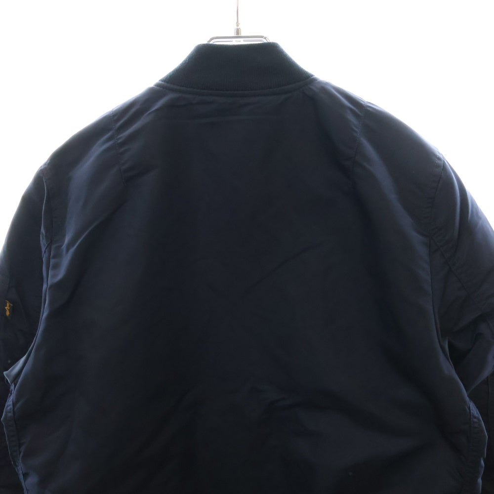 ALPHA INDUSTRIES(アルファ インダストリーズ) MA-1 フライト ボンバー ジップアップジャケット ブルー 156101