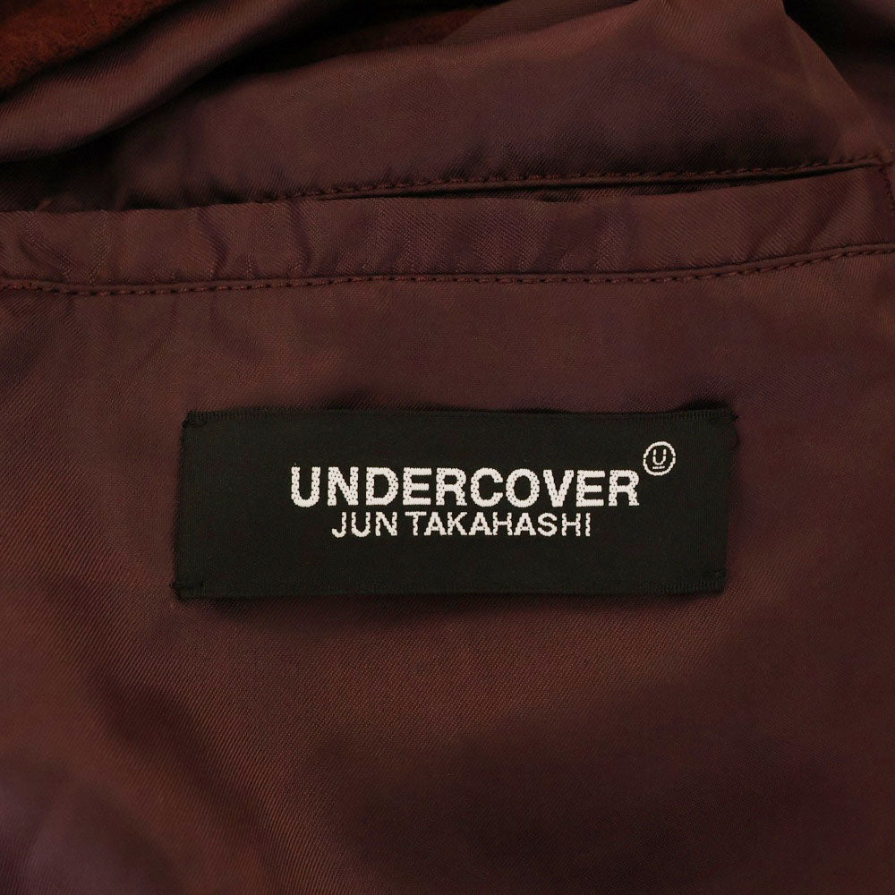 UNDERCOVER(アンダーカバー) 23AW 縮絨ウールチャイナブルゾン ジャケット レッド UC29207