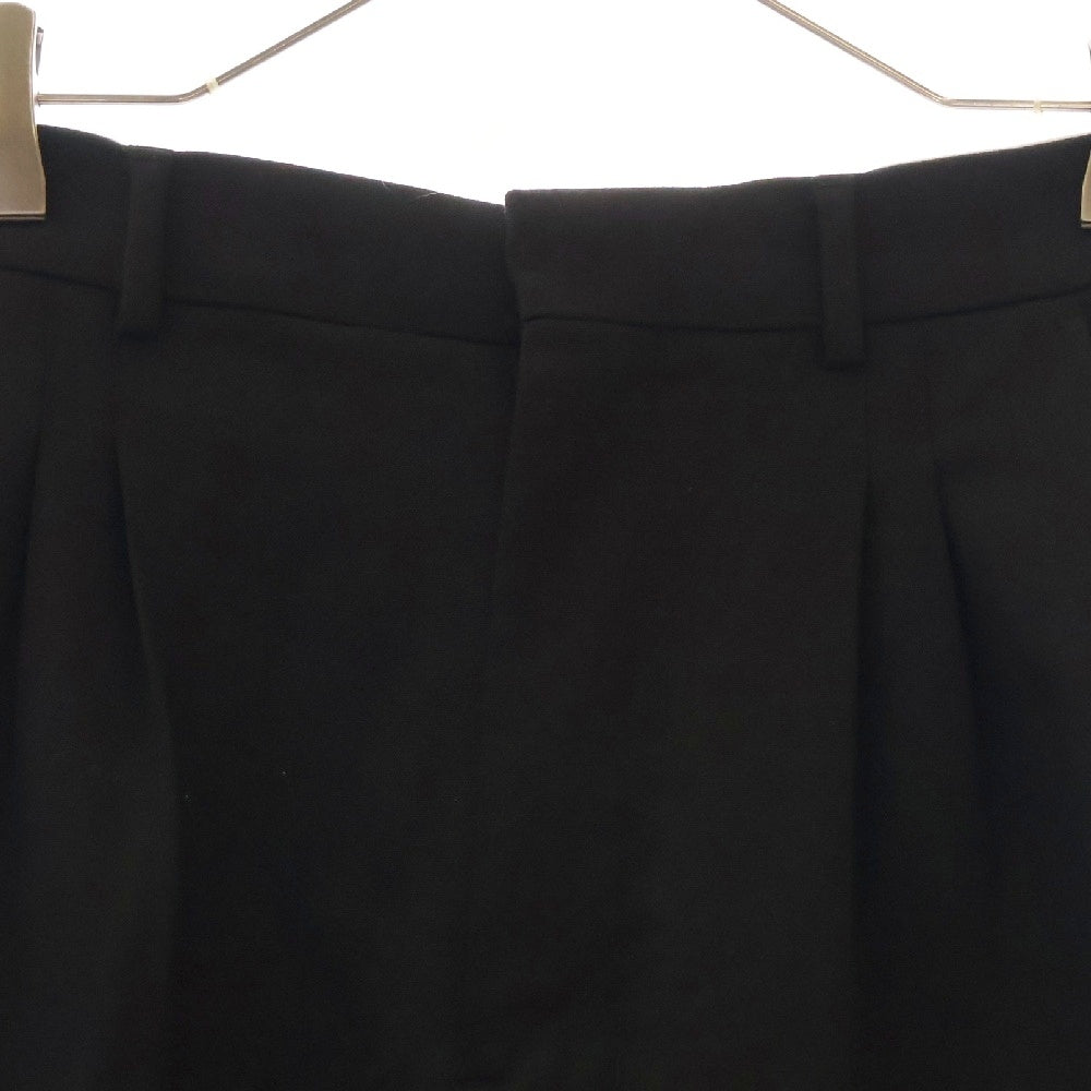 AMI Alexandre Mattiussi(アミアレクサンドルマテュッシ) キャロットフィットウールテーパードシルエットパンツ FTR010.203 ブラック レディース