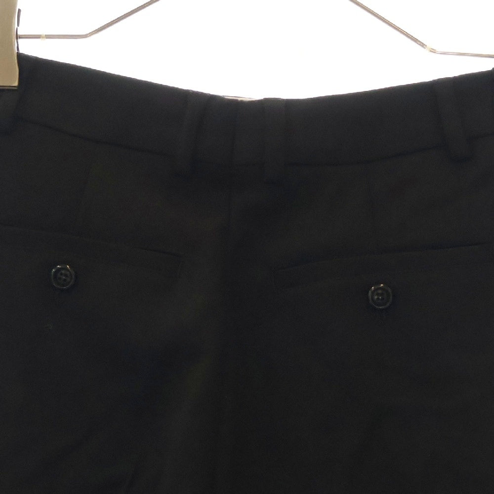 AMI Alexandre Mattiussi(アミアレクサンドルマテュッシ) キャロットフィットウールテーパードシルエットパンツ FTR010.203 ブラック レディース