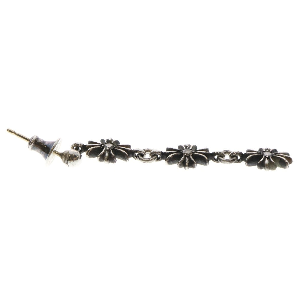 CHROME HEARTS(クロムハーツ) TINY E CH PLS 3 タイニーECHプラス パヴェダイヤ 3ドロップ ピアス シルバー