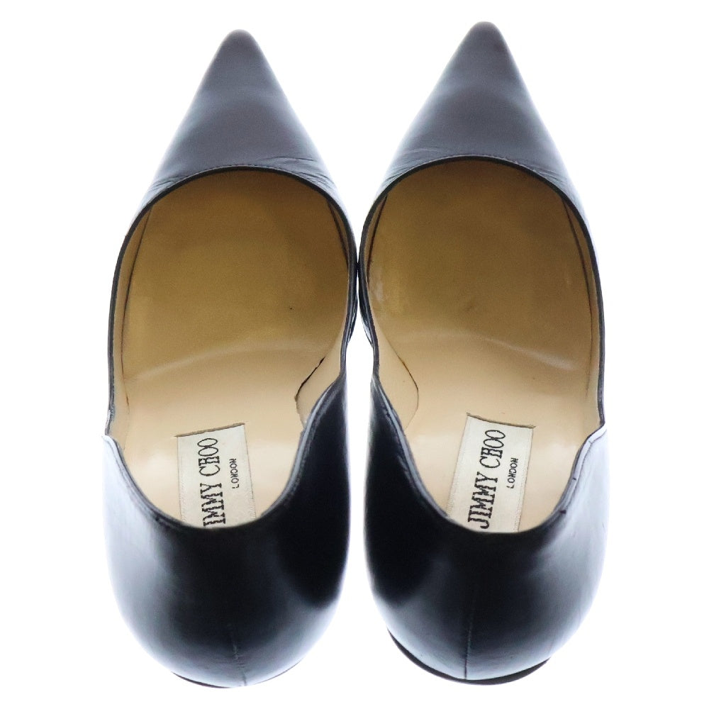 JIMMY CHOO(ジミーチュウ) Empire Heels Kid Leather キッドレザー ピンヒールパンプス レディース ブラック