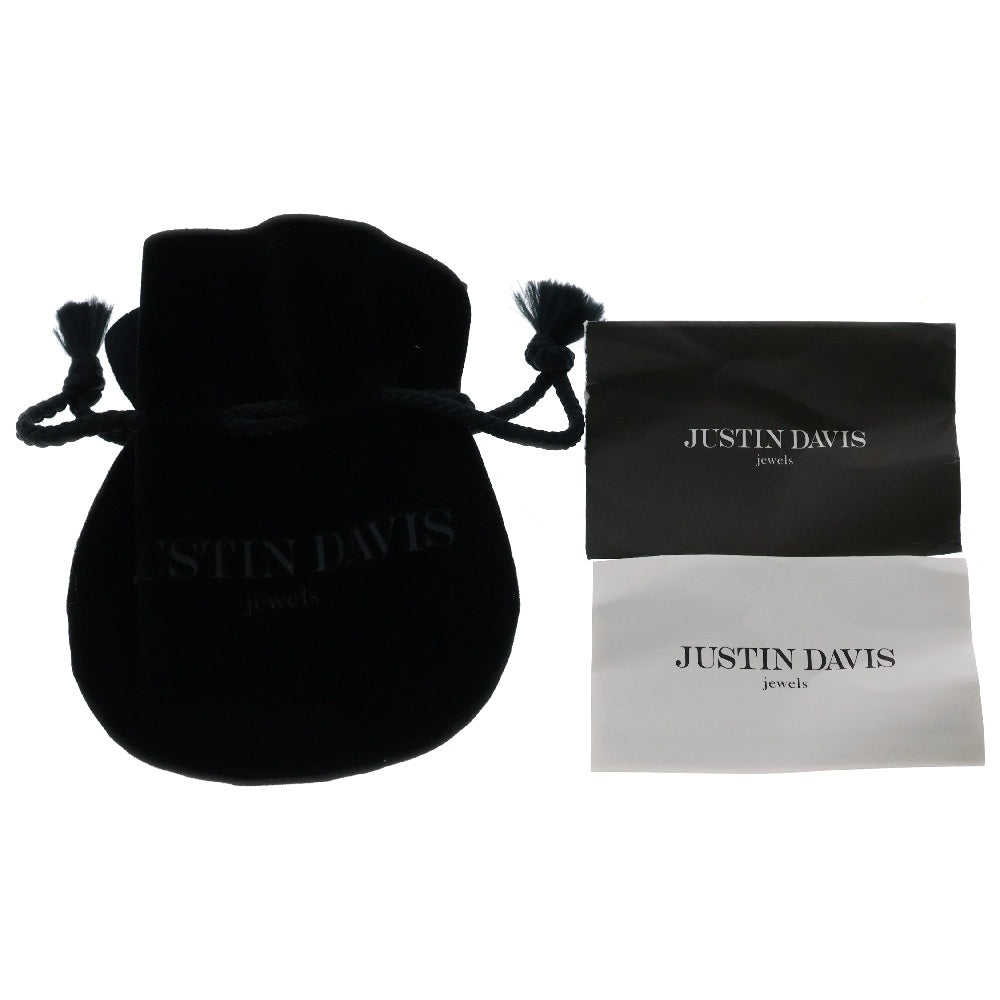 Justin Davis(ジャスティンデイヴィス) INVICTUS フラウン ルビーストーン シルバーブレスレット