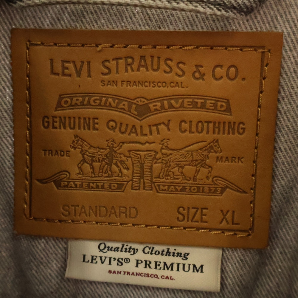 Levi's(リーバイス) ハートデザイン デニムジャケット グレー PC9-72334-0502