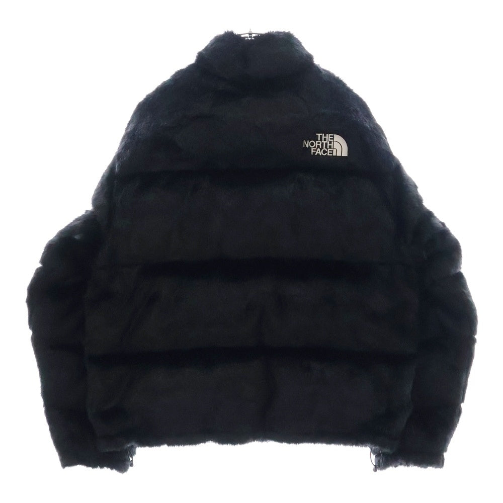 SUPREME(シュプリーム) 20AW ×THE NORTH FACE Faux Fur Nuptse Jacket ザ ノースフェイス ファー ヌプシ ダウンジャケット ブラック ND92001I
