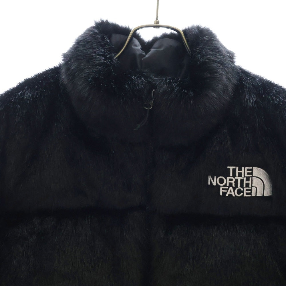 SUPREME(シュプリーム) 20AW ×THE NORTH FACE Faux Fur Nuptse Jacket ザ ノースフェイス ファー ヌプシ ダウンジャケット ブラック ND92001I