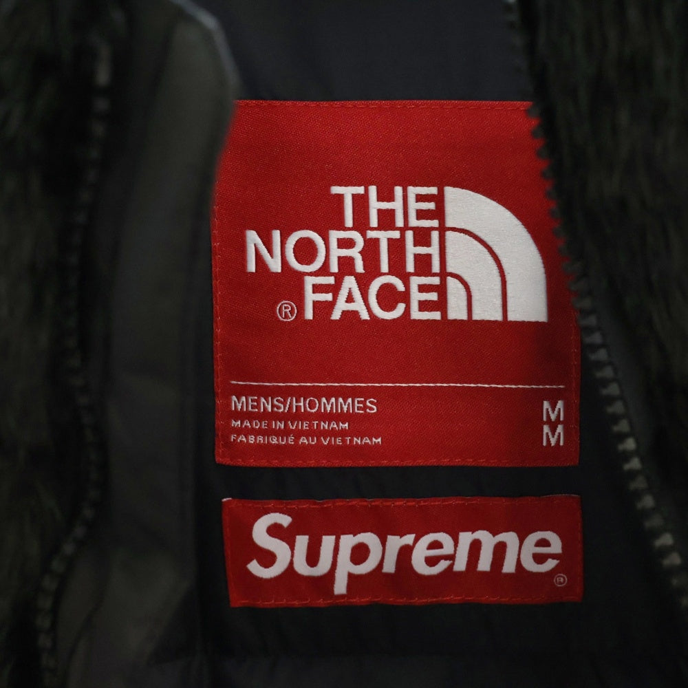 SUPREME(シュプリーム) 20AW ×THE NORTH FACE Faux Fur Nuptse Jacket ザ ノースフェイス ファー ヌプシ ダウンジャケット ブラック ND92001I