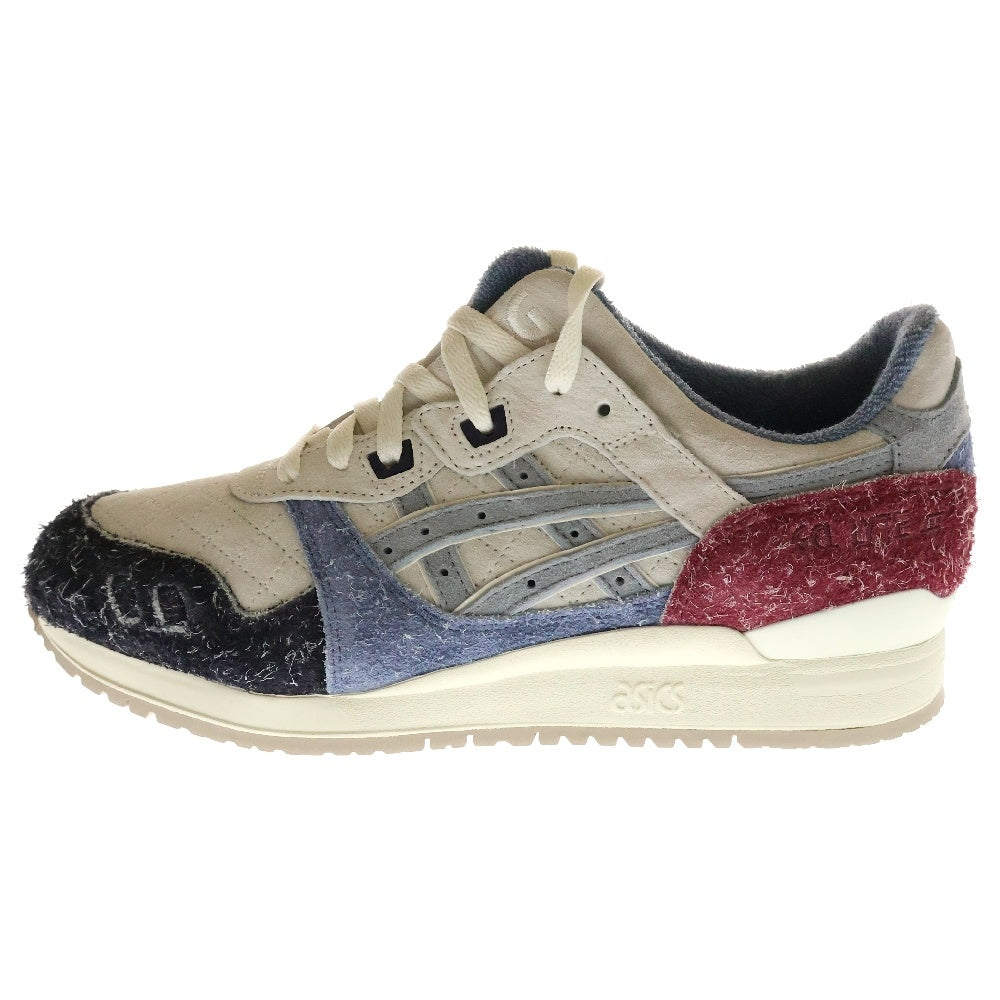 ASICS(アシックス) ×KITH Gel-Lyte 3 Remastered Seoul キス ゲルライト3 ソウル ローカットスニーカー シューズ レッド/ブルー/クリーム US9/27cm 1201A847-100