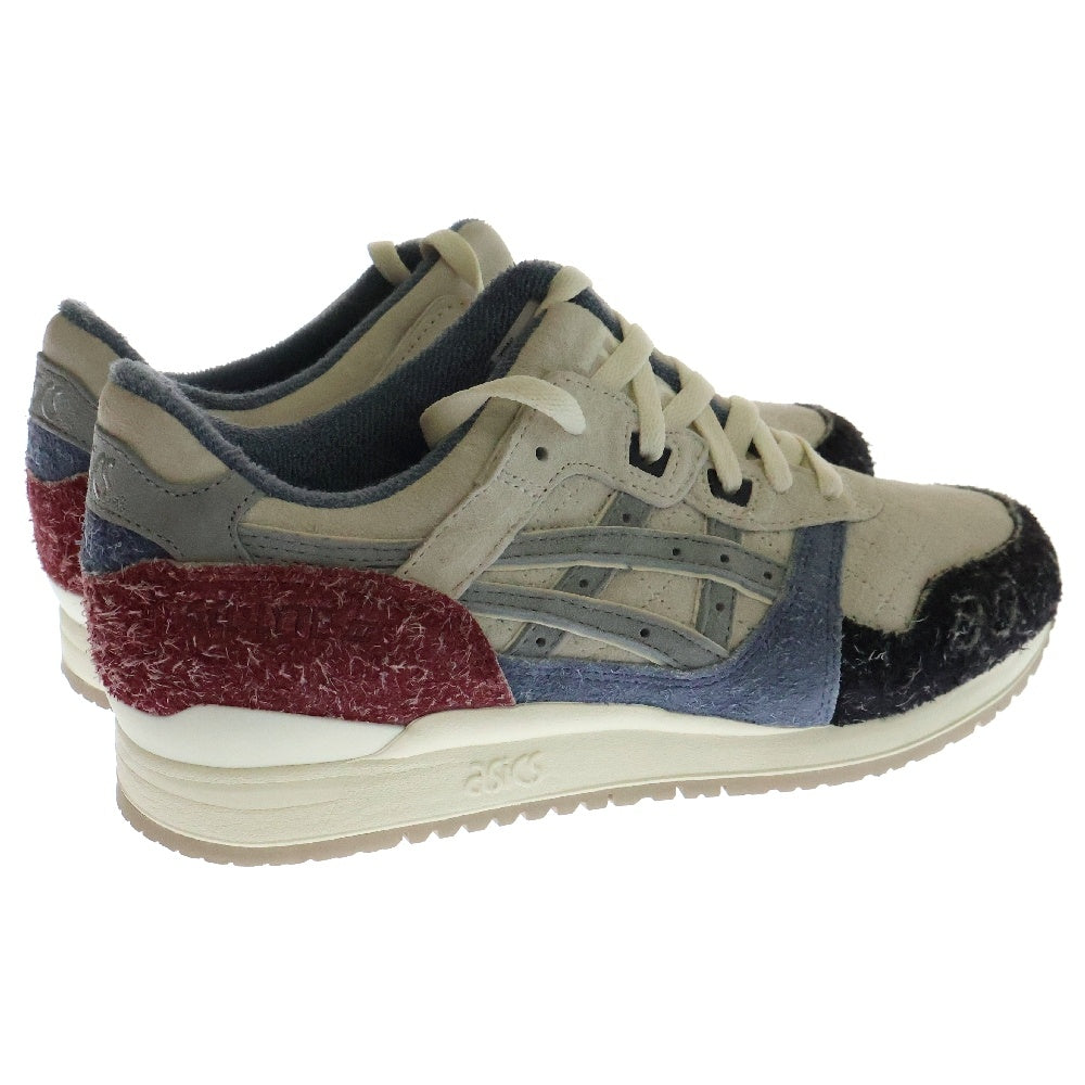ASICS(アシックス) ×KITH Gel-Lyte 3 Remastered Seoul キス ゲルライト3 ソウル ローカットスニーカー シューズ レッド/ブルー/クリーム US9/27cm 1201A847-100