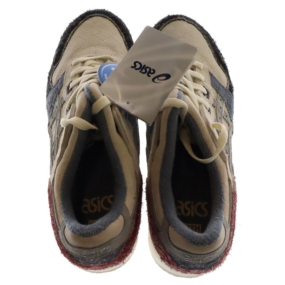 ASICS(アシックス) ×KITH Gel-Lyte 3 Remastered Seoul キス ゲルライト3 ソウル ローカットスニーカー シューズ レッド/ブルー/クリーム US9/27cm 1201A847-100