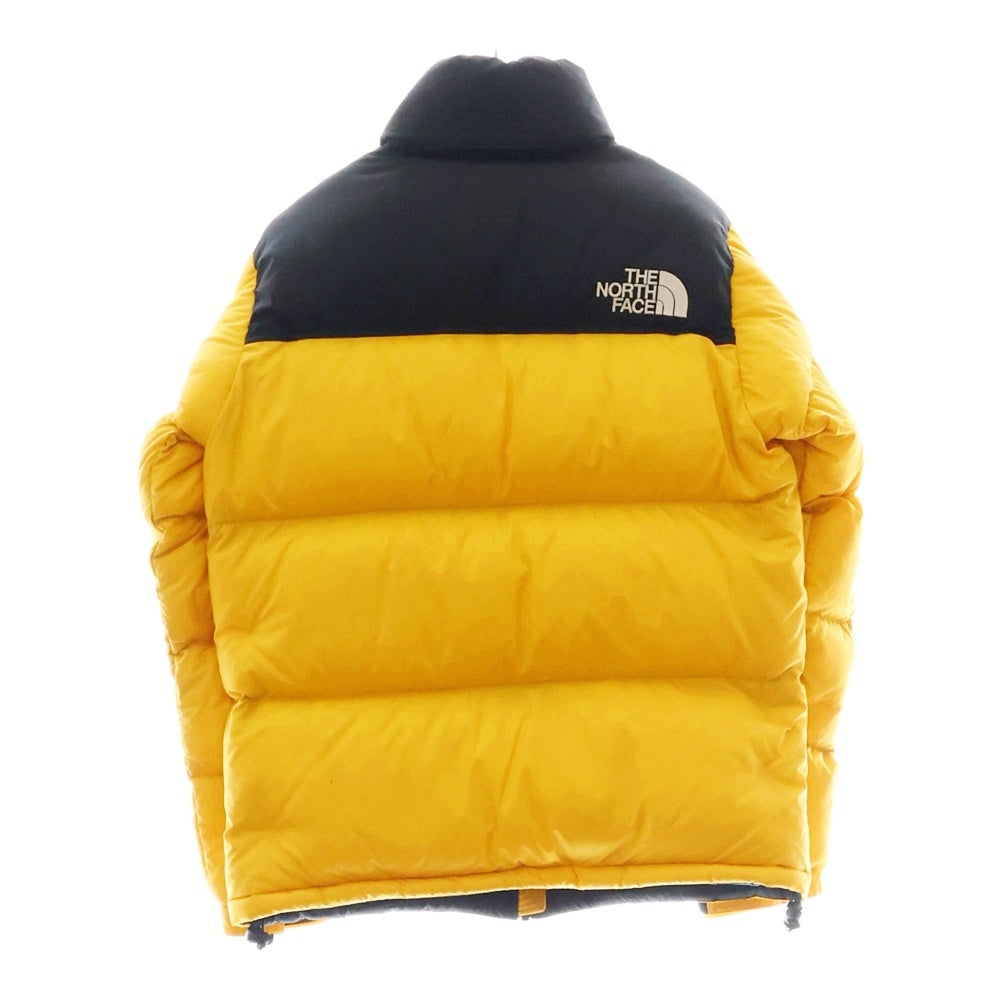 THE NORTH FACE(ザノースフェイス) NUPTSE JACKET ヌプシ ジップアップ フーデッド ダウンジャケット イエロー ND91841