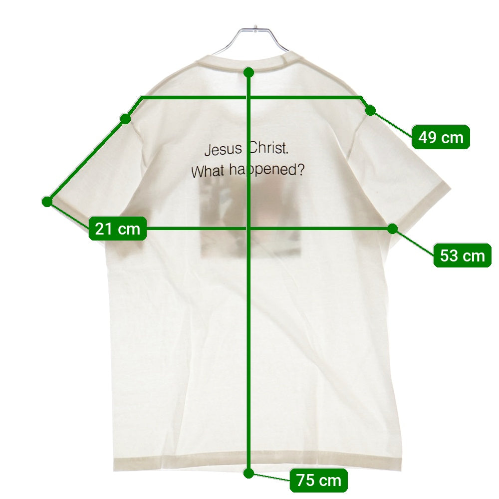 SUPREME(シュプリーム) 15SS Jesus Christ What happened ジーザス キリスト ワットハプン 半袖Tシャツ カットソー ホワイト