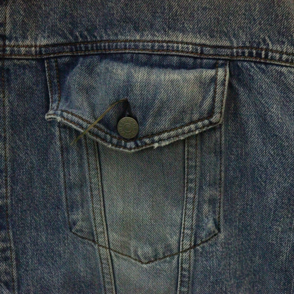 ACNE STUDIOS Bla Konst(アクネストゥディオズ ブロコンスト) オーバーサイズユニセックスフィット デニムジャケット インディゴ BK-UX-OUTW000016