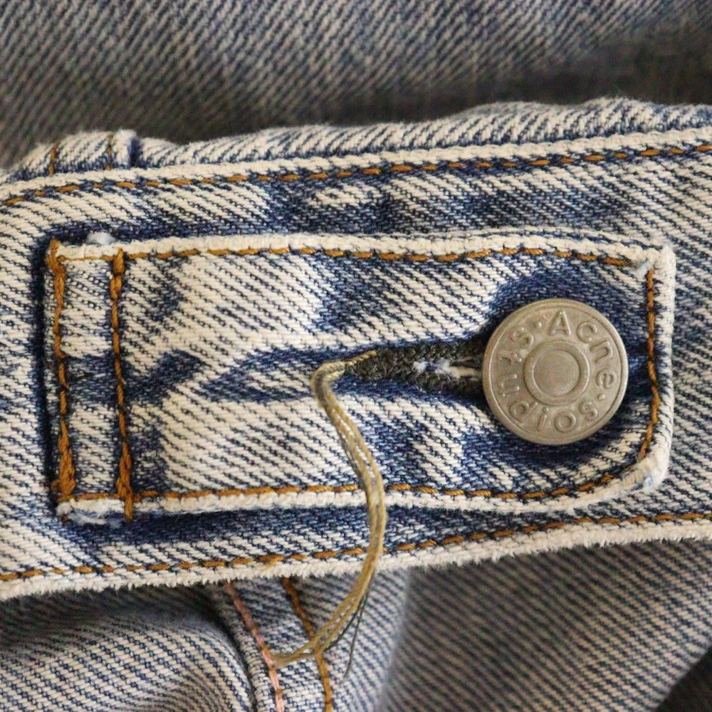 ACNE STUDIOS Bla Konst(アクネストゥディオズ ブロコンスト) オーバーサイズユニセックスフィット デニムジャケット インディゴ BK-UX-OUTW000016