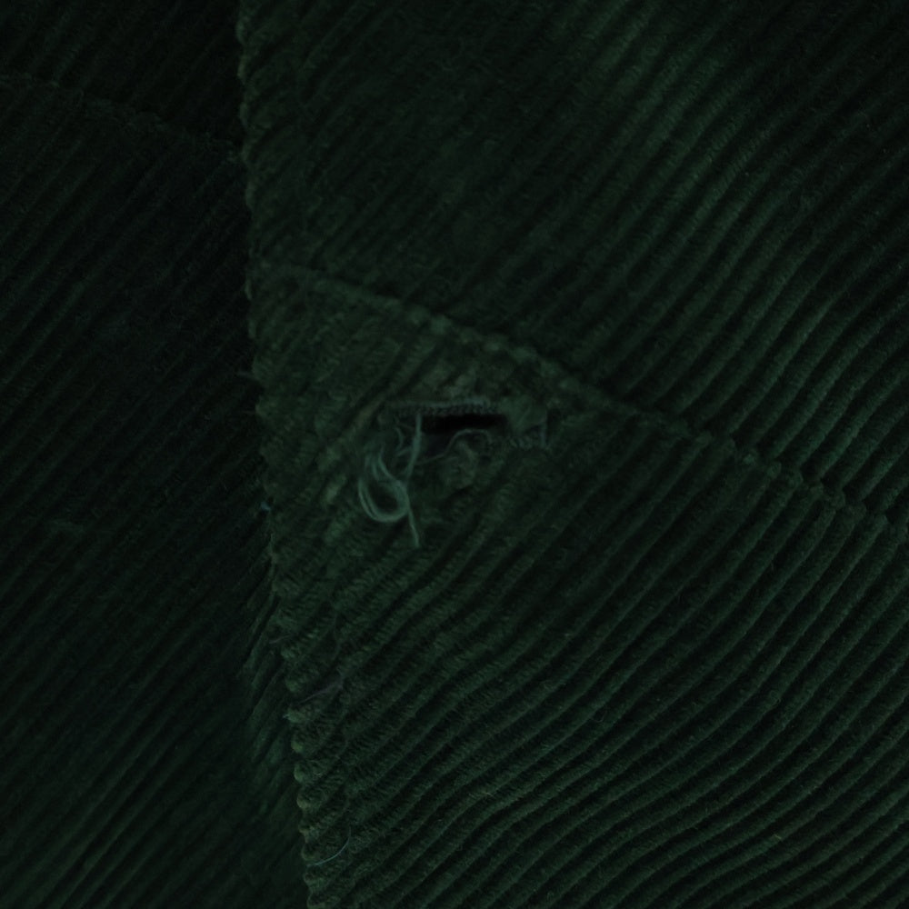 Allege.(アレッジ) Corduroy Short Blouson AH19W-BL08 コーデュロイ ジップアップ ブルゾンジャケット グリーン