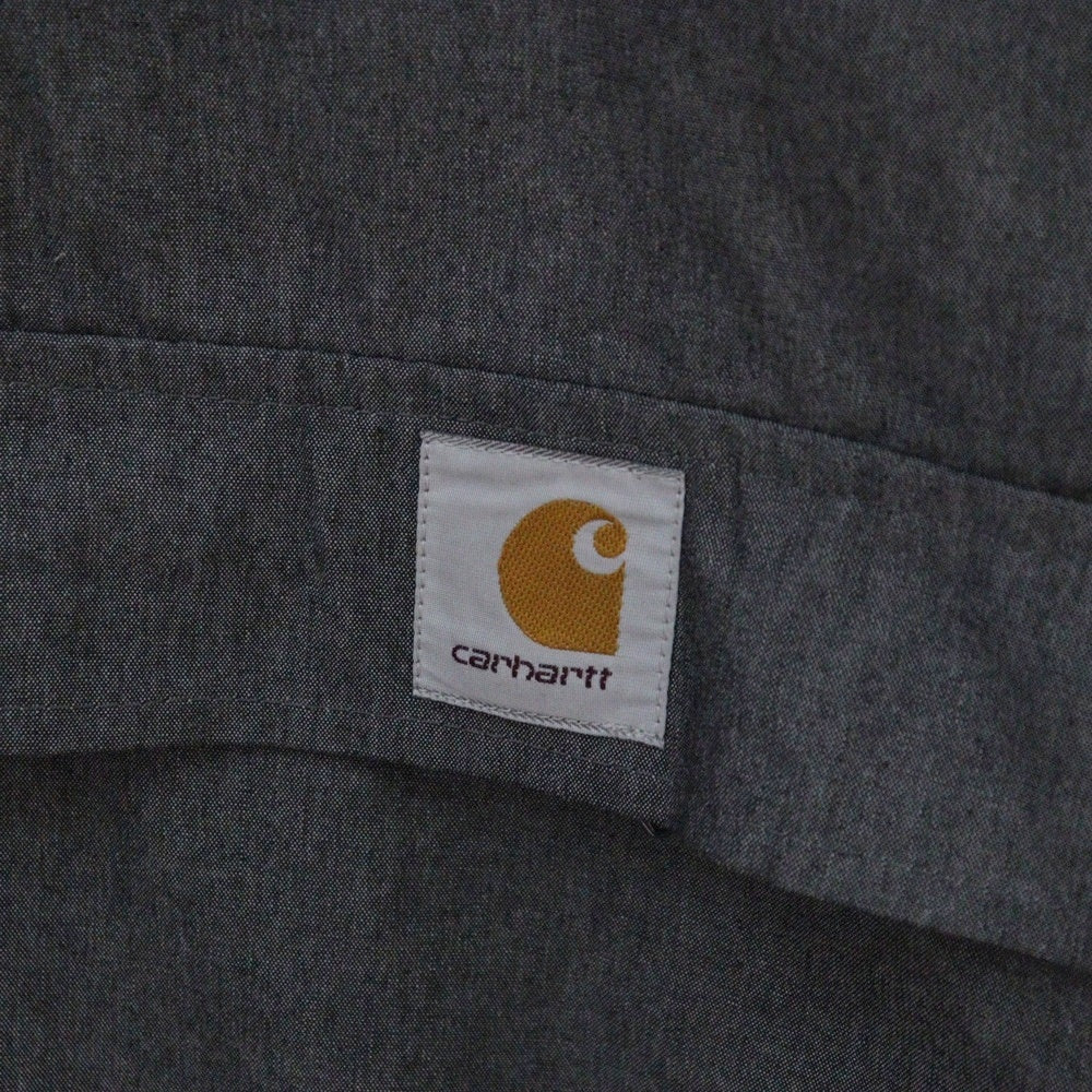 Carhartt WIP(カーハート ダブリューアイピー) Blake Blue Hoodie I034527 ハーフジップフーデッドジャケット グレー
