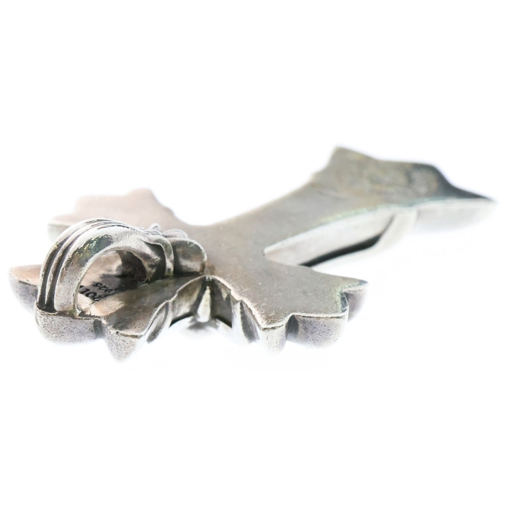 CHROME HEARTS(クロムハーツ) DBL CH CRS LG ラージ ダブルCHクロスペンダントトップ シルバー