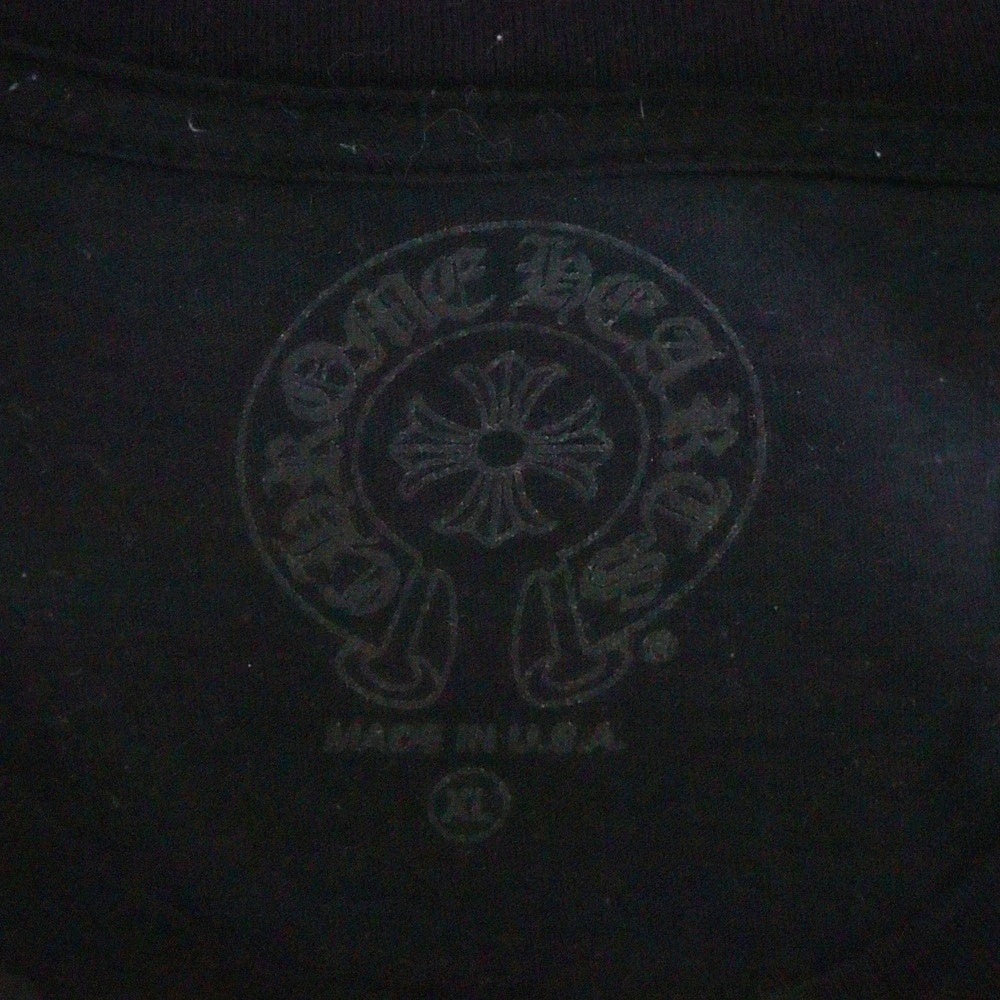 CHROME HEARTS(クロムハーツ) Graveyard Cemetery Cross L/S Tee グレイブヤードセメタリークロス長袖Tシャツ ブラック