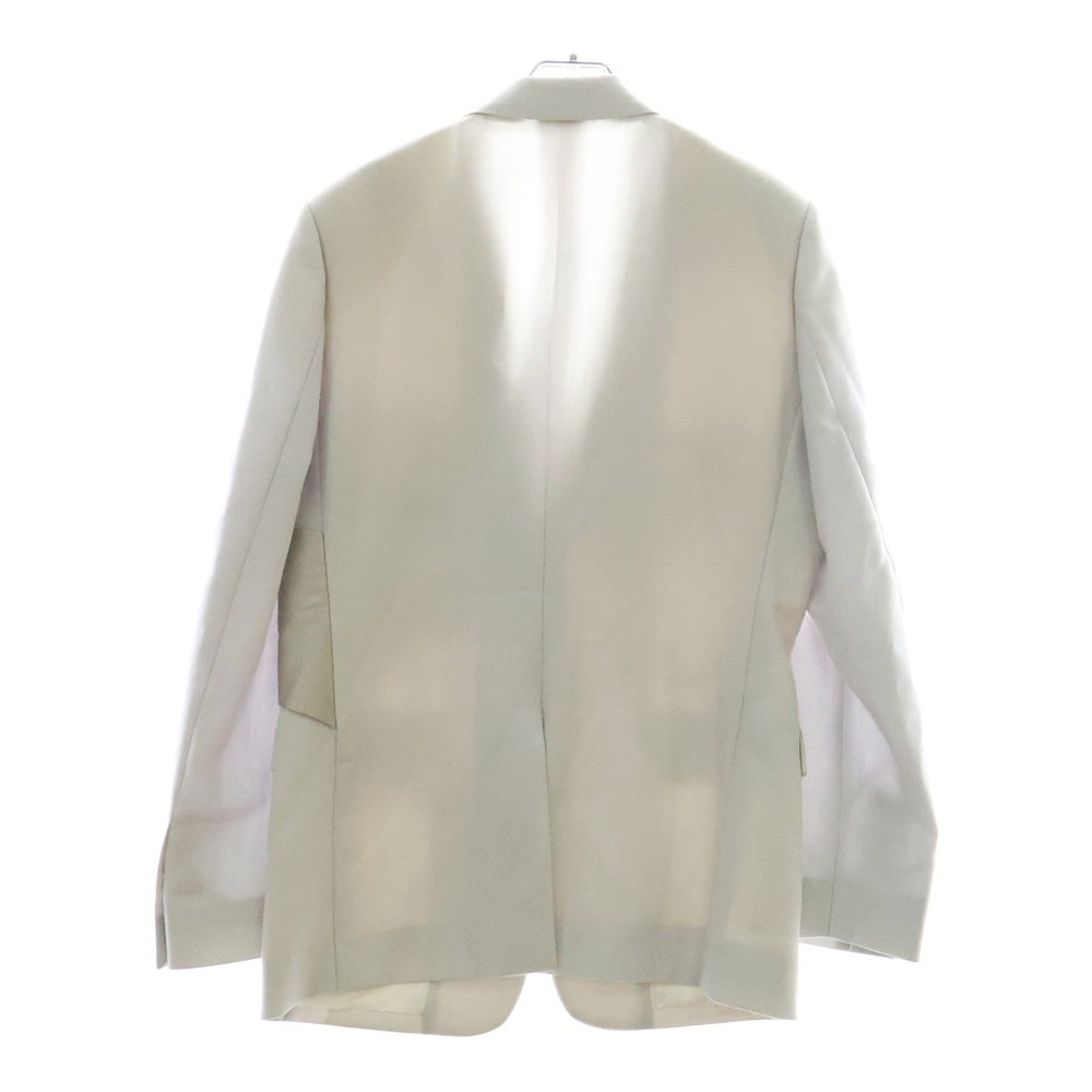 Dior HOMME(ディオールオム) 20SS ストールドッキング 2Bウールテーラードジャケット ライトグレー 023C259B4441