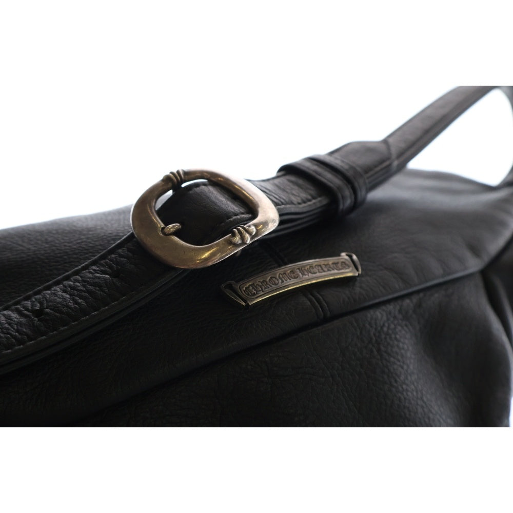 CHROME HEARTS(クロムハーツ) #1 SNAT PACK スナットパック ダガージップ ガンスリンガーベルト レザーウエストバッグ ブラック BCA378