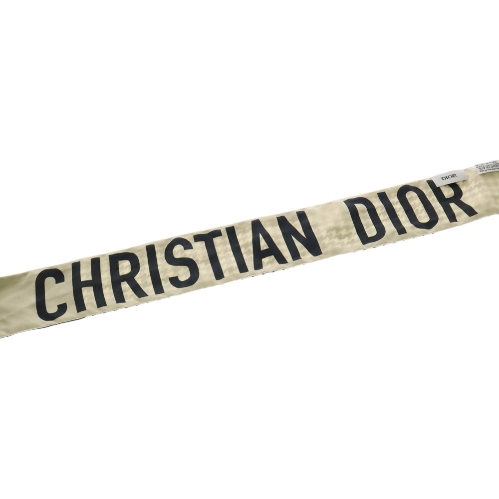 Christian Dior(クリスチャンディオール) ミッツァ スカーフ 千鳥柄シルクスカーフ マルチ レディース