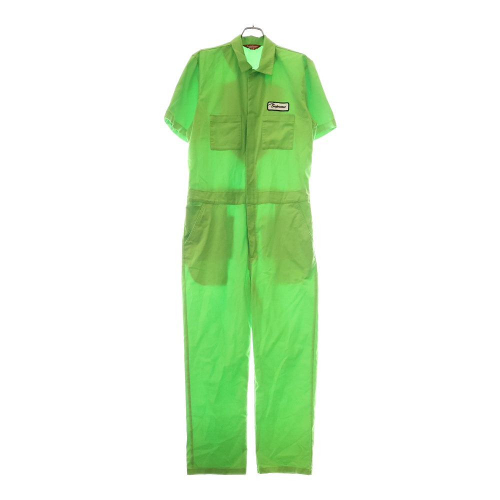 SUPREME(シュプリーム) 20SS Automobili Lamborghini Coverall ランボルギーニカーバーオール 半袖ツナギ ライトグリーン