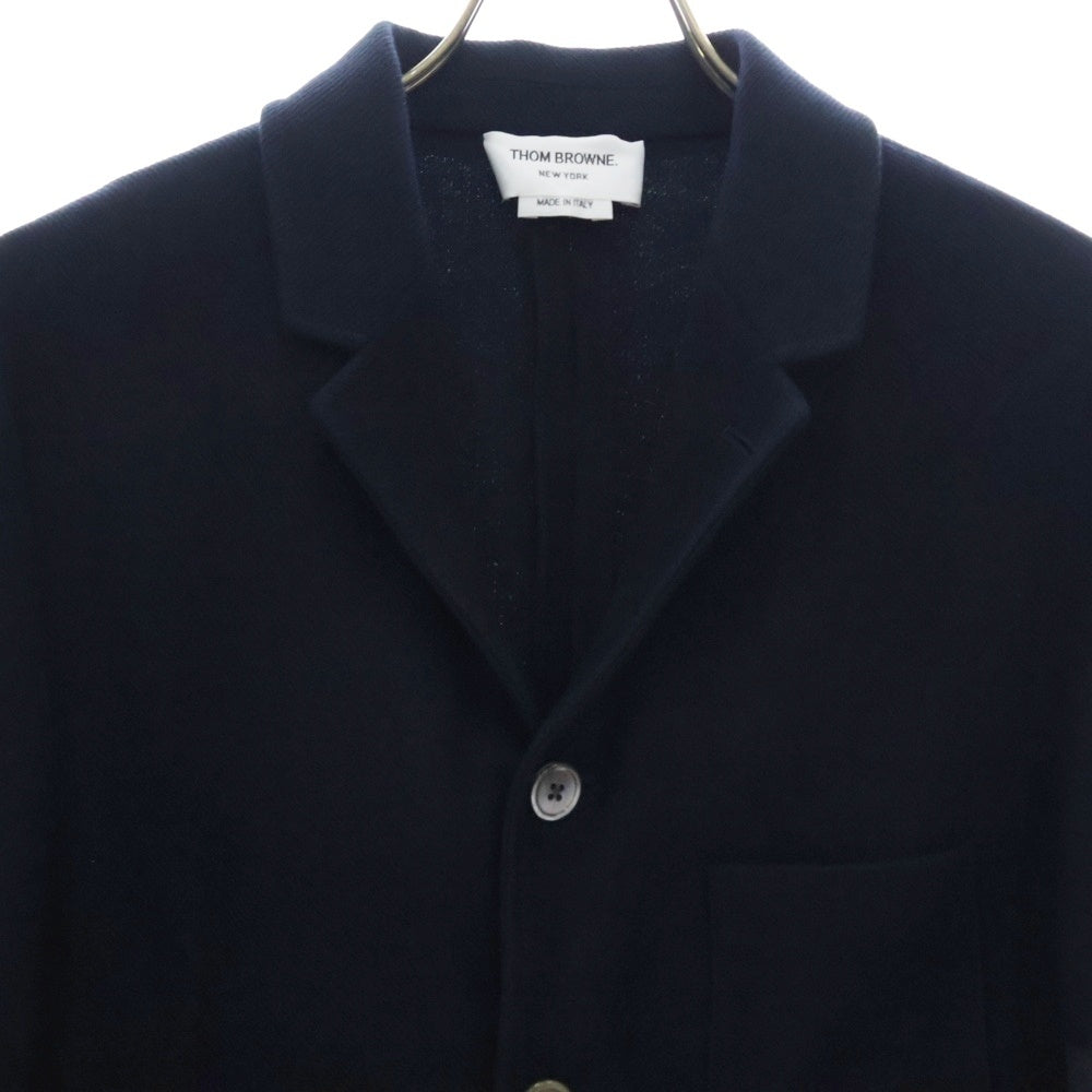 THOM BROWNE(トムブラウン) Double Face Tech Twill Sport Coat Jacket MJT175A-06772-415 ダブルフェイス テック ツイル テーラードジャケット ネイビー