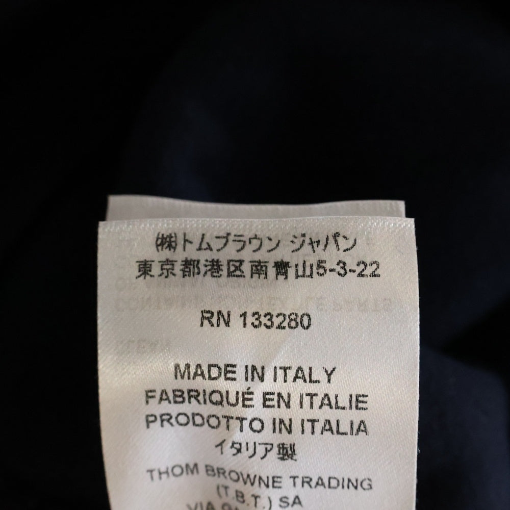 THOM BROWNE(トムブラウン) Double Face Tech Twill Trousers MJQ097A-06772-415 ダブルフェイス ツイル トラウザーズ パンツ ネイビー