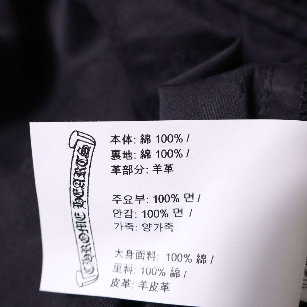 CHROME HEARTS(クロムハーツ) パッチ付き ボタンフライ カモ柄 ショートカーゴパンツ カーキ