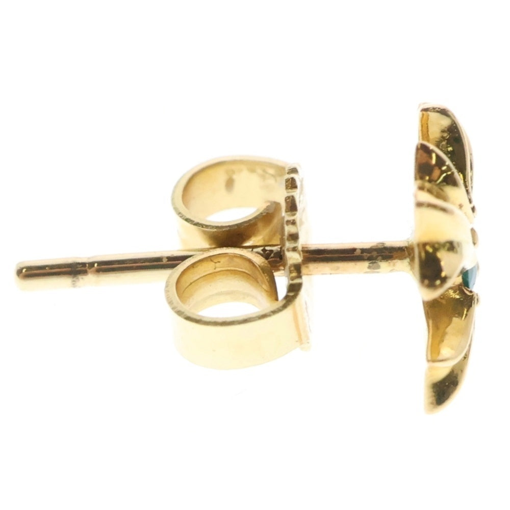 CHROME HEARTS(クロムハーツ) 22K No2 CH PLS EMRLD CHプラス 1エメラルド ピアス ゴールド/グリーン