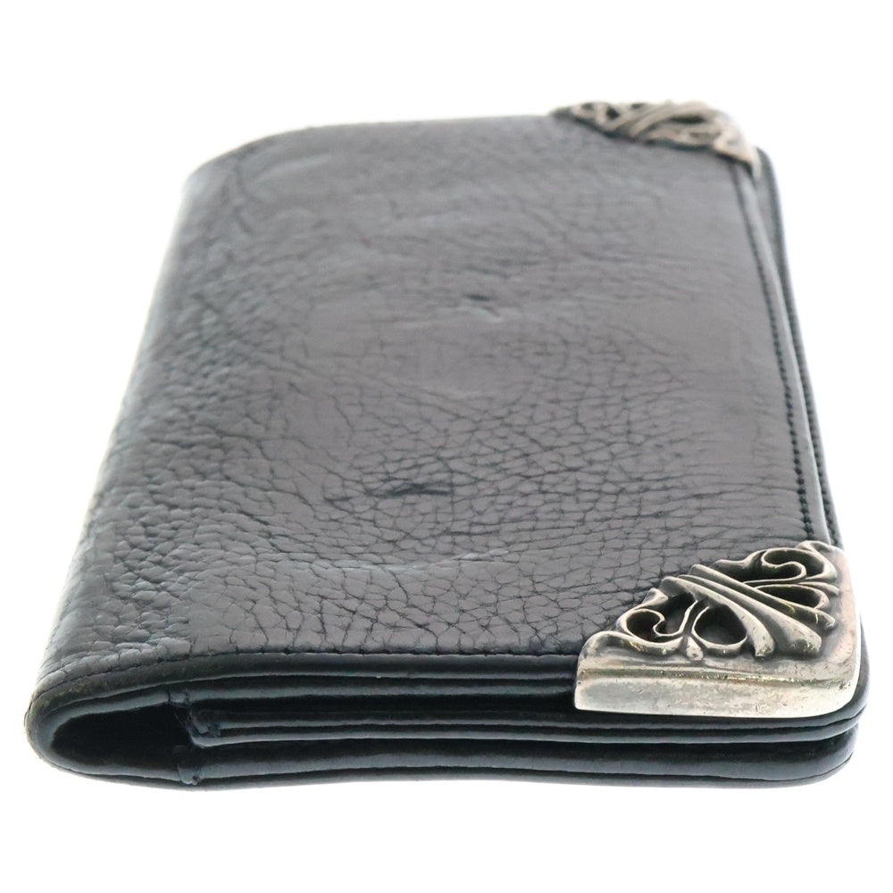 CHROME HEARTS(クロムハーツ) LNG SNGL FLD TIPS シングルフォールド レザーウォレット 財布 ブラック BCA380