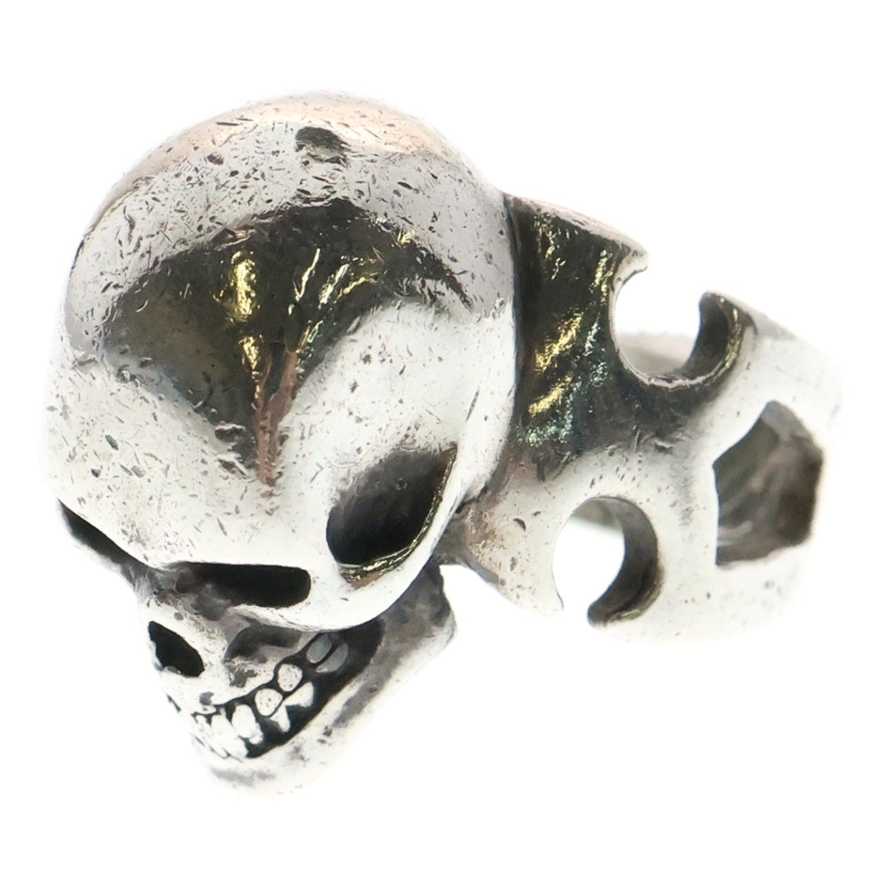 CRAZY PIG(クレイジーピッグ) CUTAWAY SKULL RING スカルリング シルバー