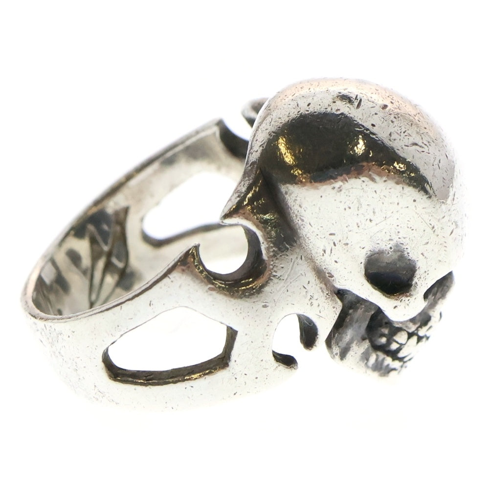 CRAZY PIG(クレイジーピッグ) CUTAWAY SKULL RING スカルリング シルバー