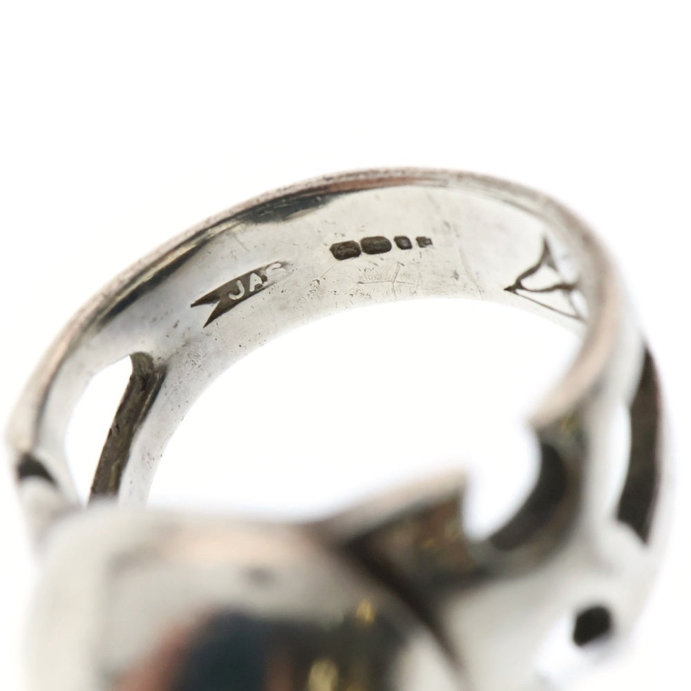 CRAZY PIG(クレイジーピッグ) CUTAWAY SKULL RING スカルリング シルバー
