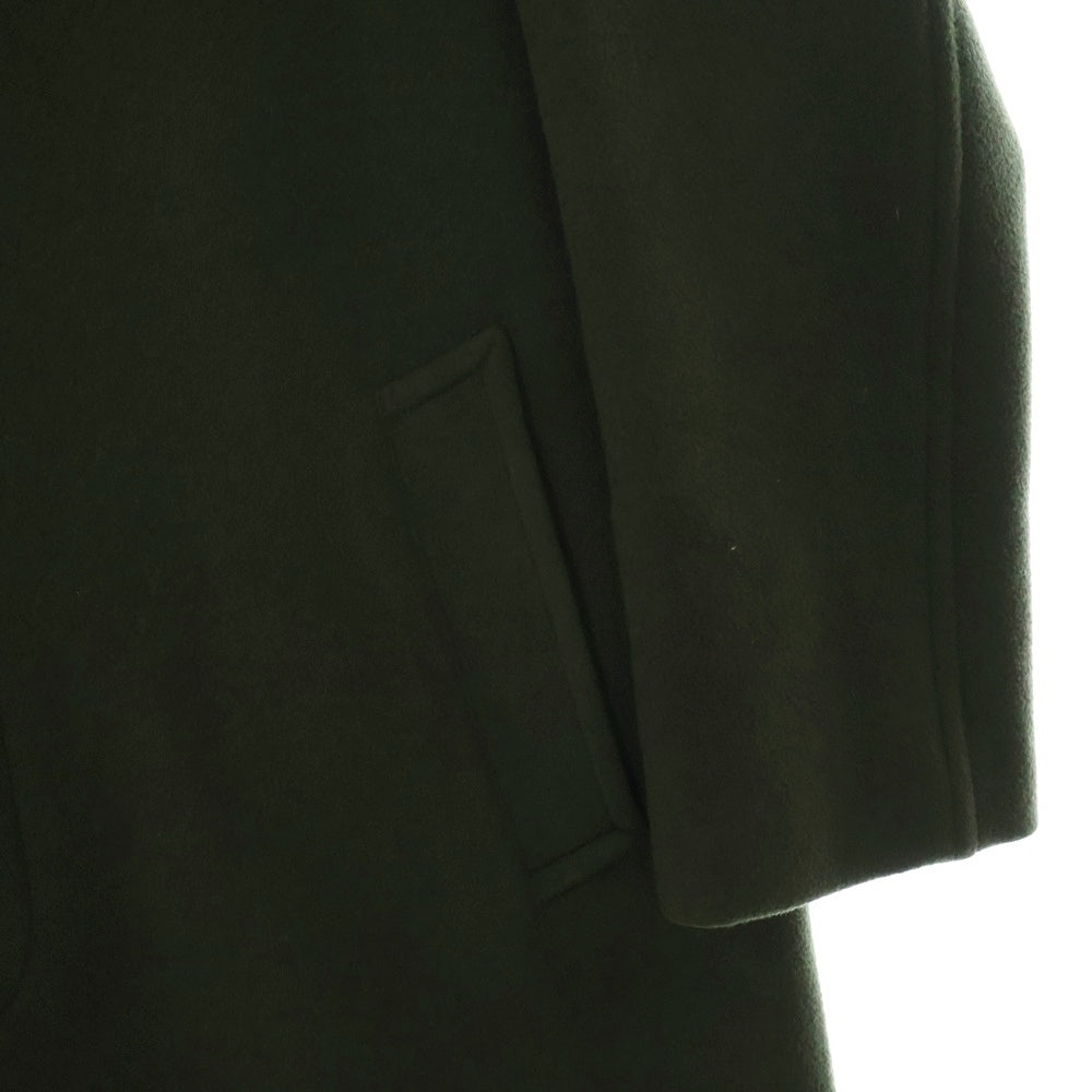 AURALEE(オーラリー) 17AW Beaver Melton Soutien Collar Coat ビーバー メルトン ステンカラー コート アウター グリーン A7AC02BM